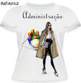 T-shirt Feminina Curso Administração