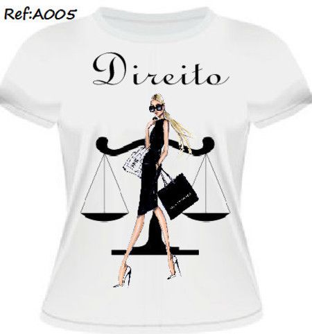 T-shirt Feminina Curso Direito