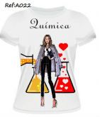 T-shirt Feminina Curso Quimica