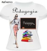 T-shirt Feminina Curso Pedagogia