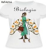 T-shirt Feminina Curso Biologia