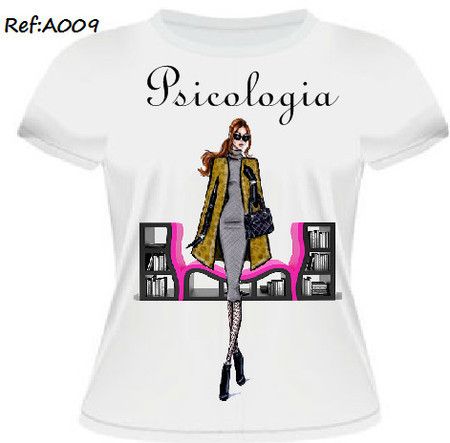 T-shirt Feminina Curso Psicologia