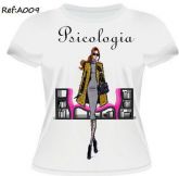 T-shirt Feminina Curso Psicologia
