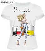 T-shirt Feminina Curso Farmacia