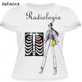T-shirt Feminina Curso Radiologia