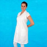 Jaleco Feminino Acinturado Regata Bordado Grátis