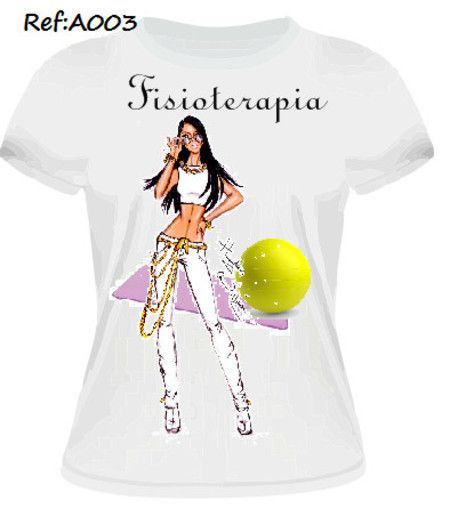 T-shirt Feminina Curso Fisioterapia